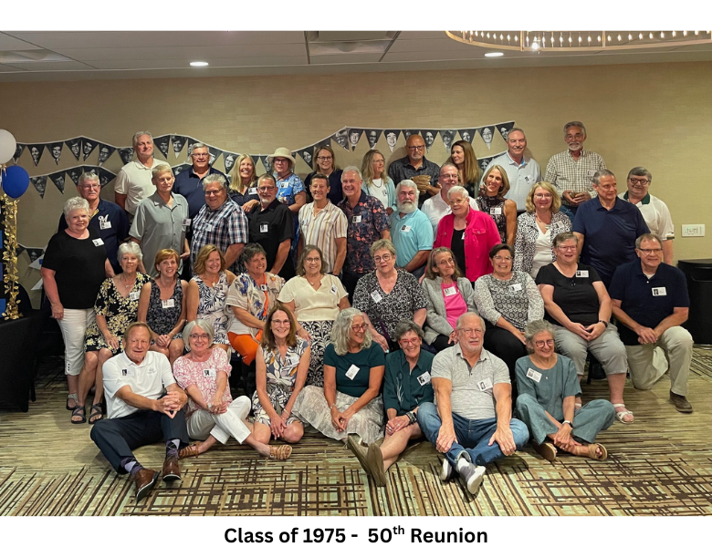 Photo of Class of 1975 celebrating their 50th Reunion.